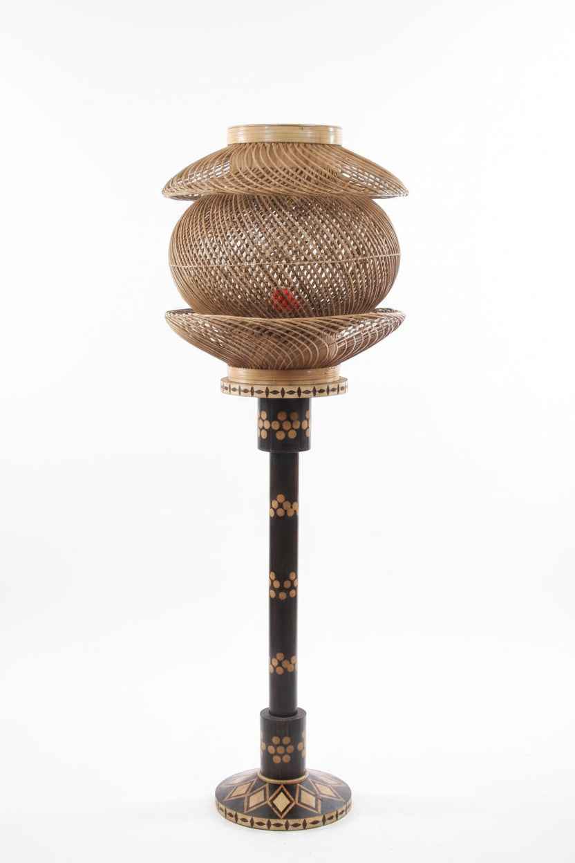 Aabha Woven Standing Lamp