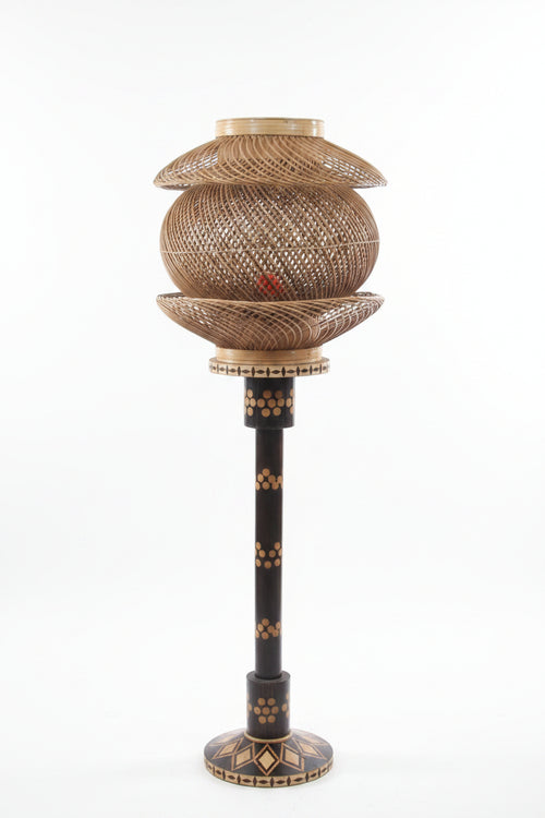 Aabha Woven Standing Lamp