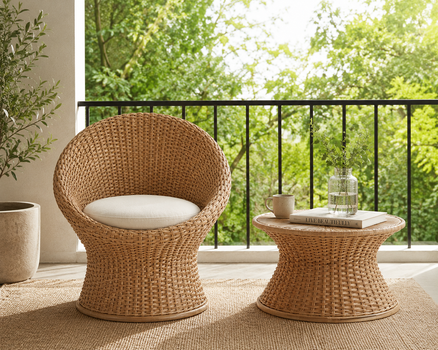 Nest Woven Accent Chair