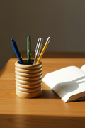 Terra Handcrafted Bamboo Pen Holder